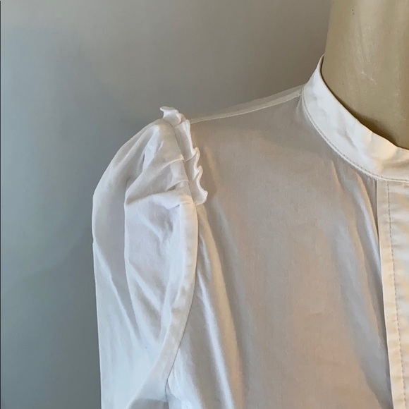 BCBG white shirt with bow - Picture 2 of 8